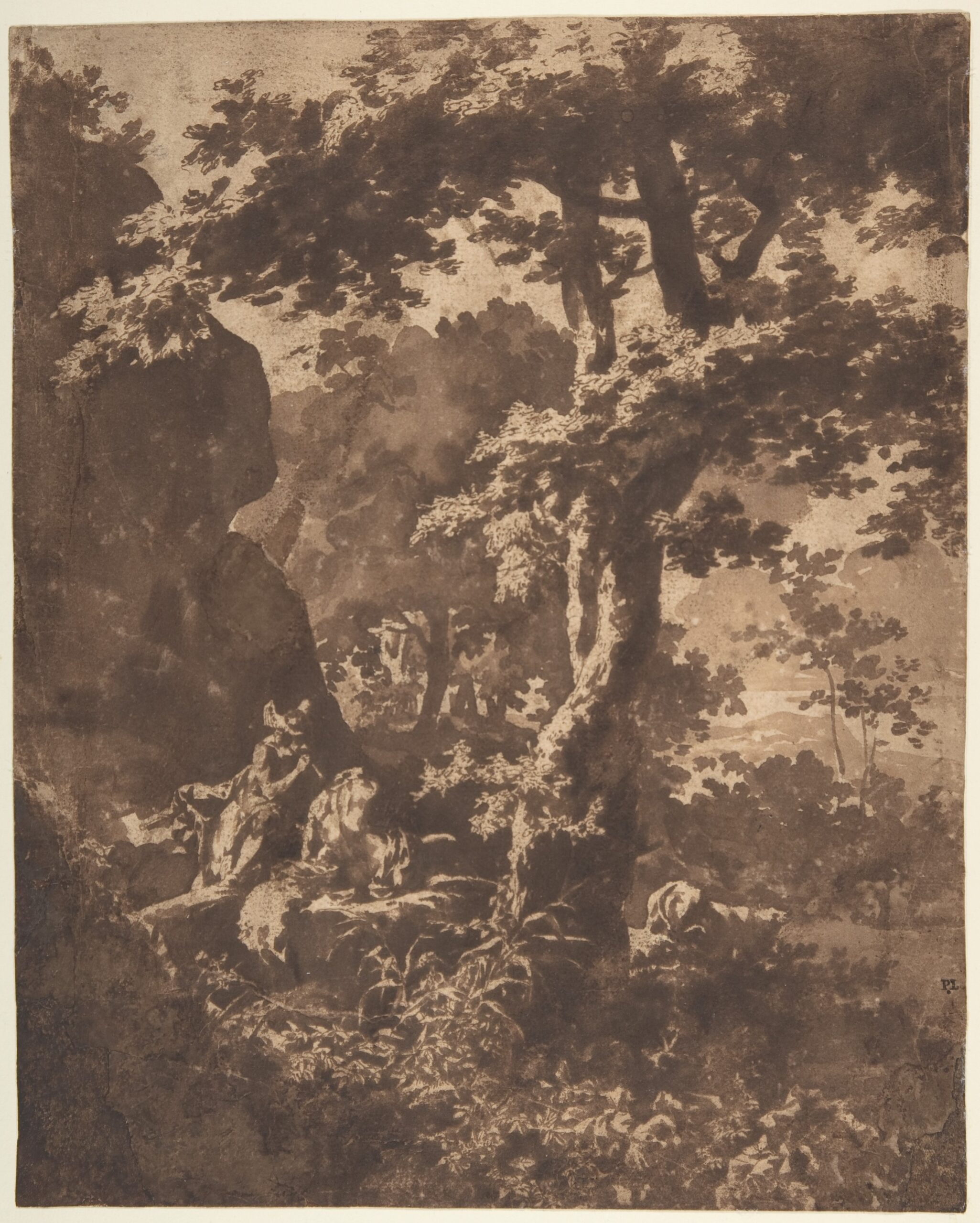 Mercury Lulling Argus to Sleep in a Landscape, Jan de Bisschop, mid 17th century · 메트로폴리탄 미술관