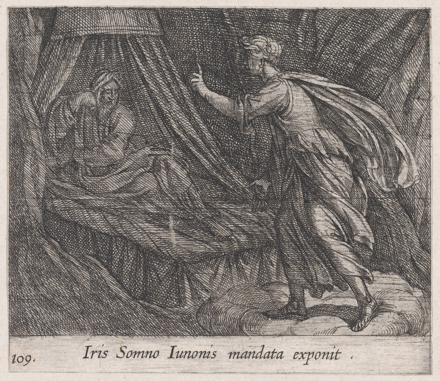 Iris Giving Sleep Juno's Command, Antonio Tempesta, 1606 · 메트로폴리탄 미술관