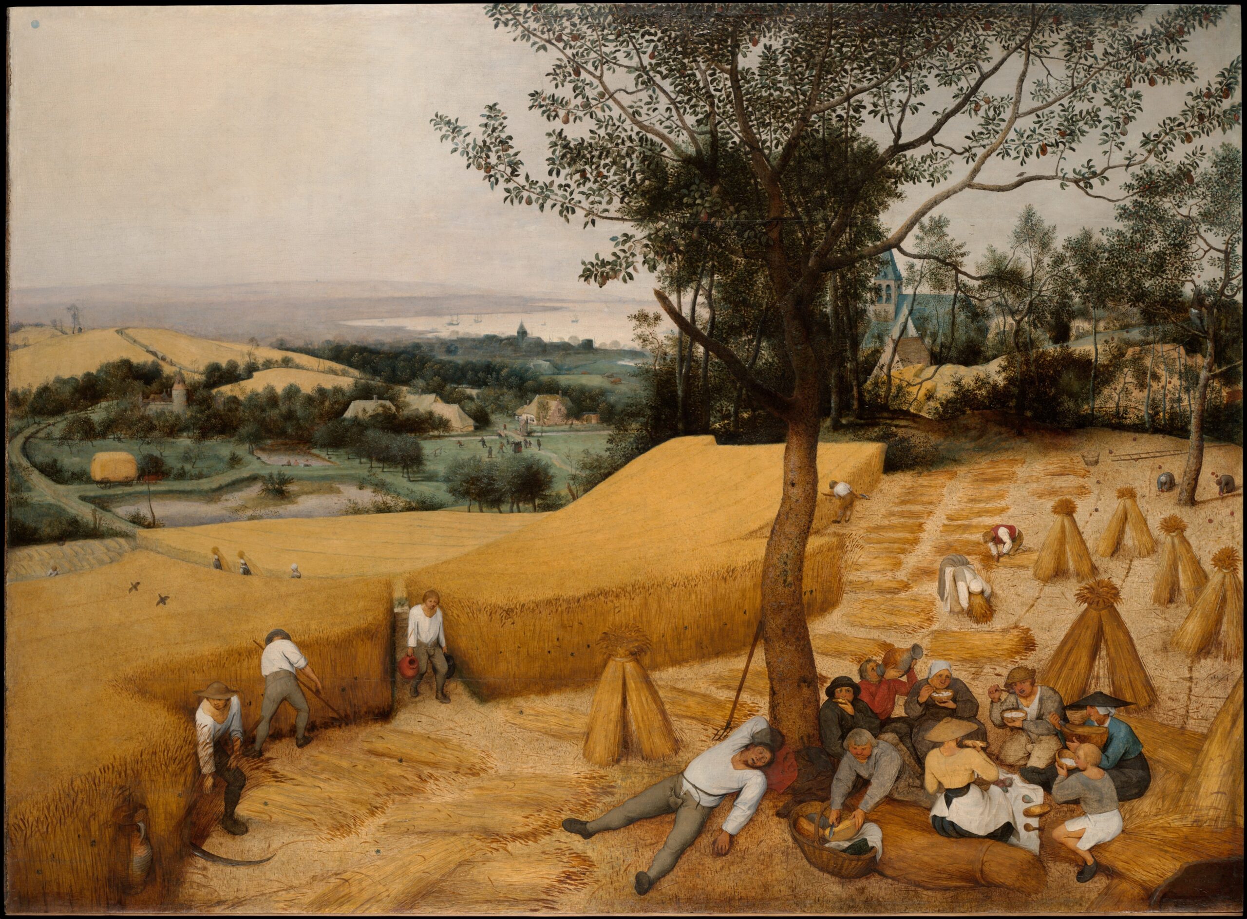 The Harvesters, Pieter Bruegel the Elder, 1565 · 메트로폴리탄 미술관