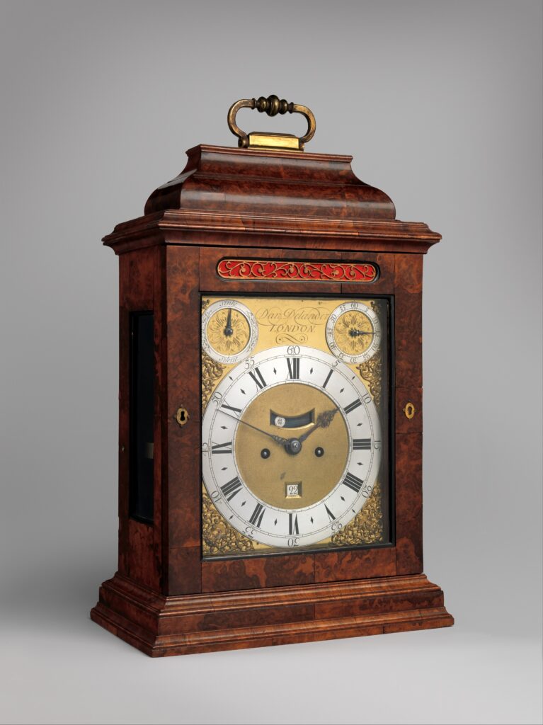 Table or bracket clock with calendar, Daniel Delander · 메트로폴리탄 미술관 소장품