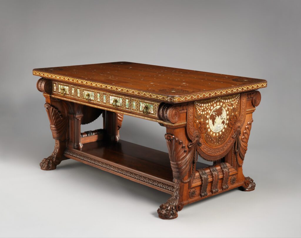 Library Table, Herter Brothers · 메트로폴리탄 미술관 소장품