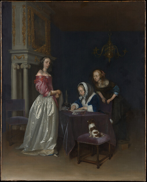 Curiosity — Gerard ter Borch the Younger, ca. 1660–62