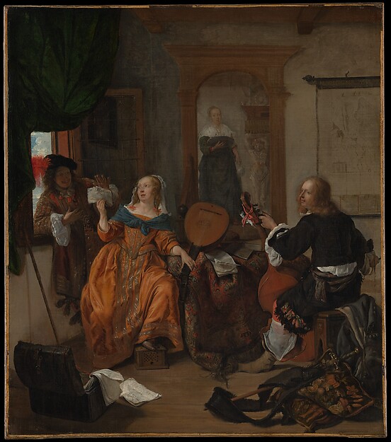 A Musical Party — Gabriël Metsu, 1659