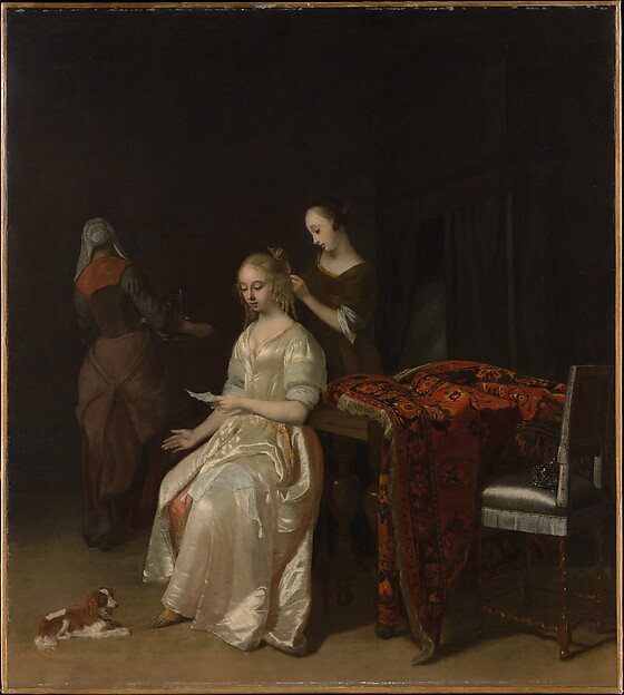 The Love Letter — Jacob Ochtervelt, early 1670s