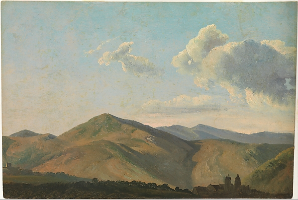 Mountainous Landscape at Vicovaro — Simon Denis, ca. 1786–97