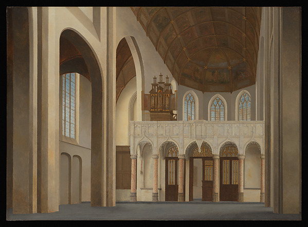 Interior of the Sint-Pieterskerk, 's-Hertogenbosch — Pieter Jansz. Saenredam, 1632
