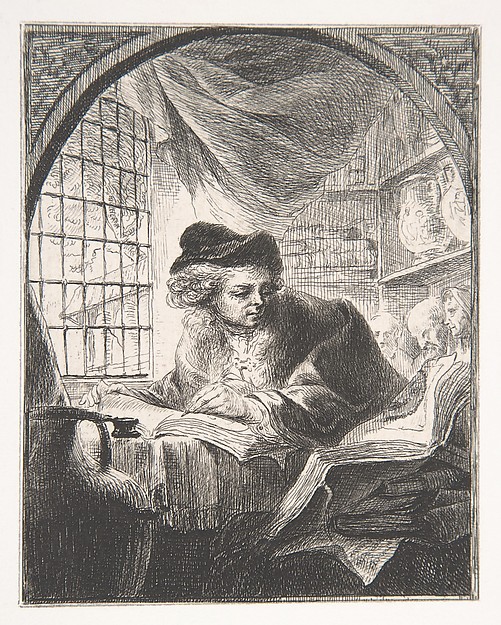 Young Man Writing and Reading from Large Volume at His Left, Baron Dominique Vivant Denon · 메트로폴리탄 미술관 소장품