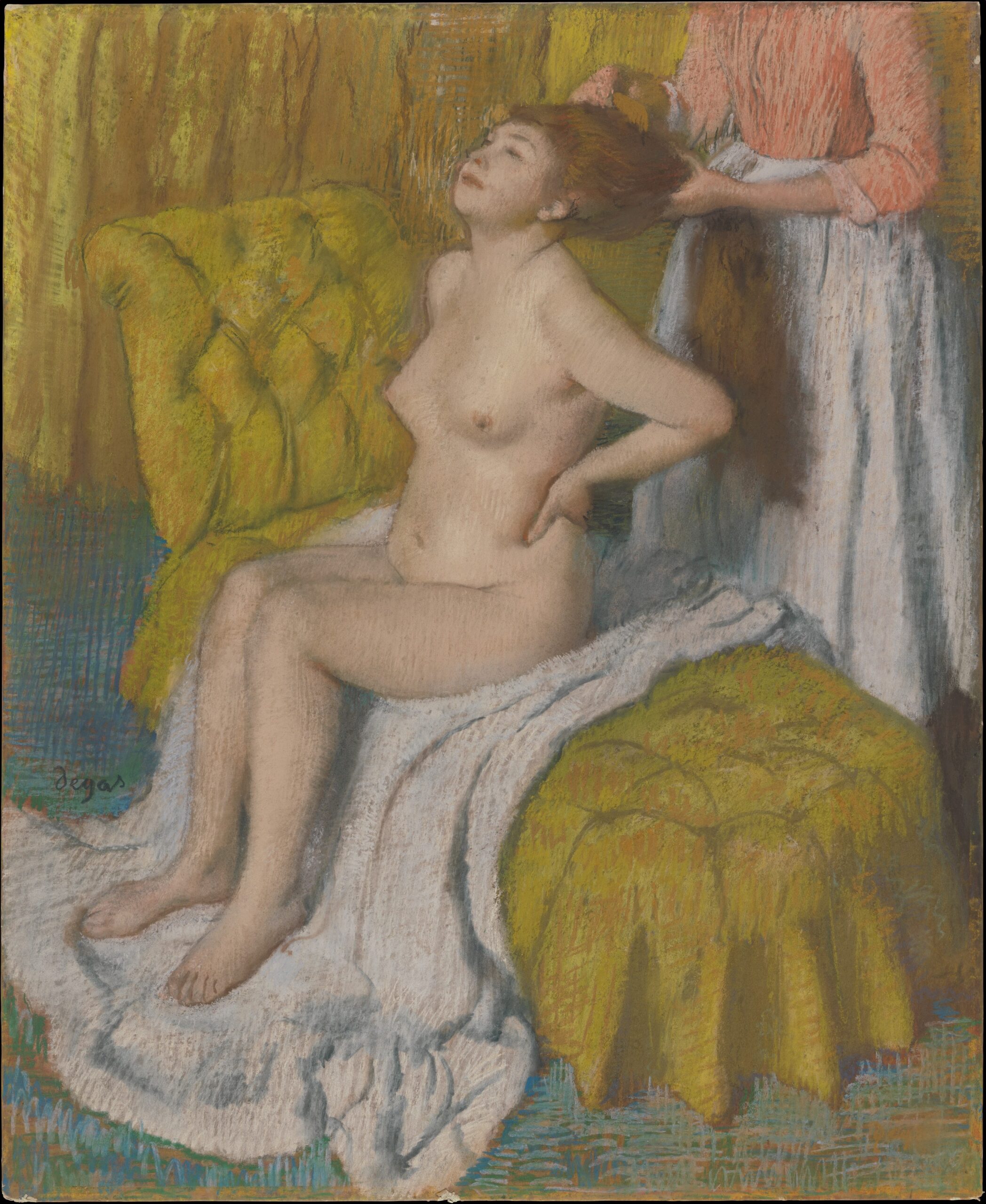 Woman Having Her Hair Combed, Edgar Degas · 메트로폴리탄 미술관 소장품