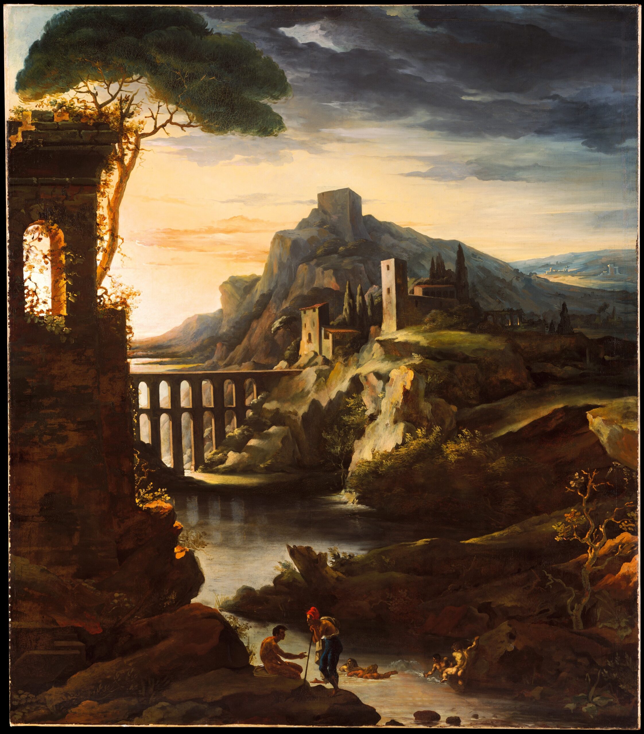 Evening: Landscape with an Aqueduct, Théodore Géricault · 메트로폴리탄 미술관 소장품