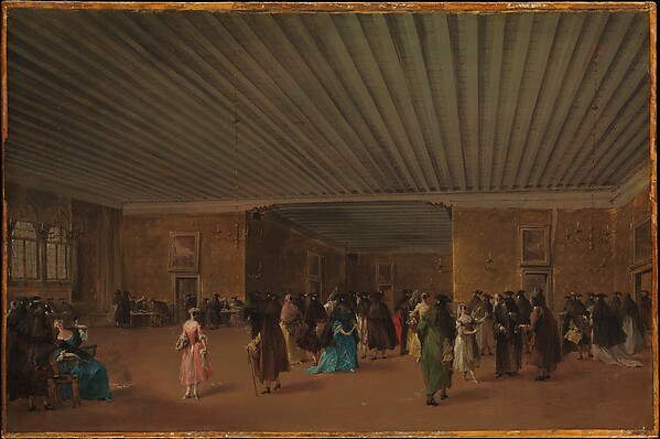 The Ridotto Pubblico at Palazzo Dandolo, Francesco Guardi · 메트로폴리탄 미술관 소장품
