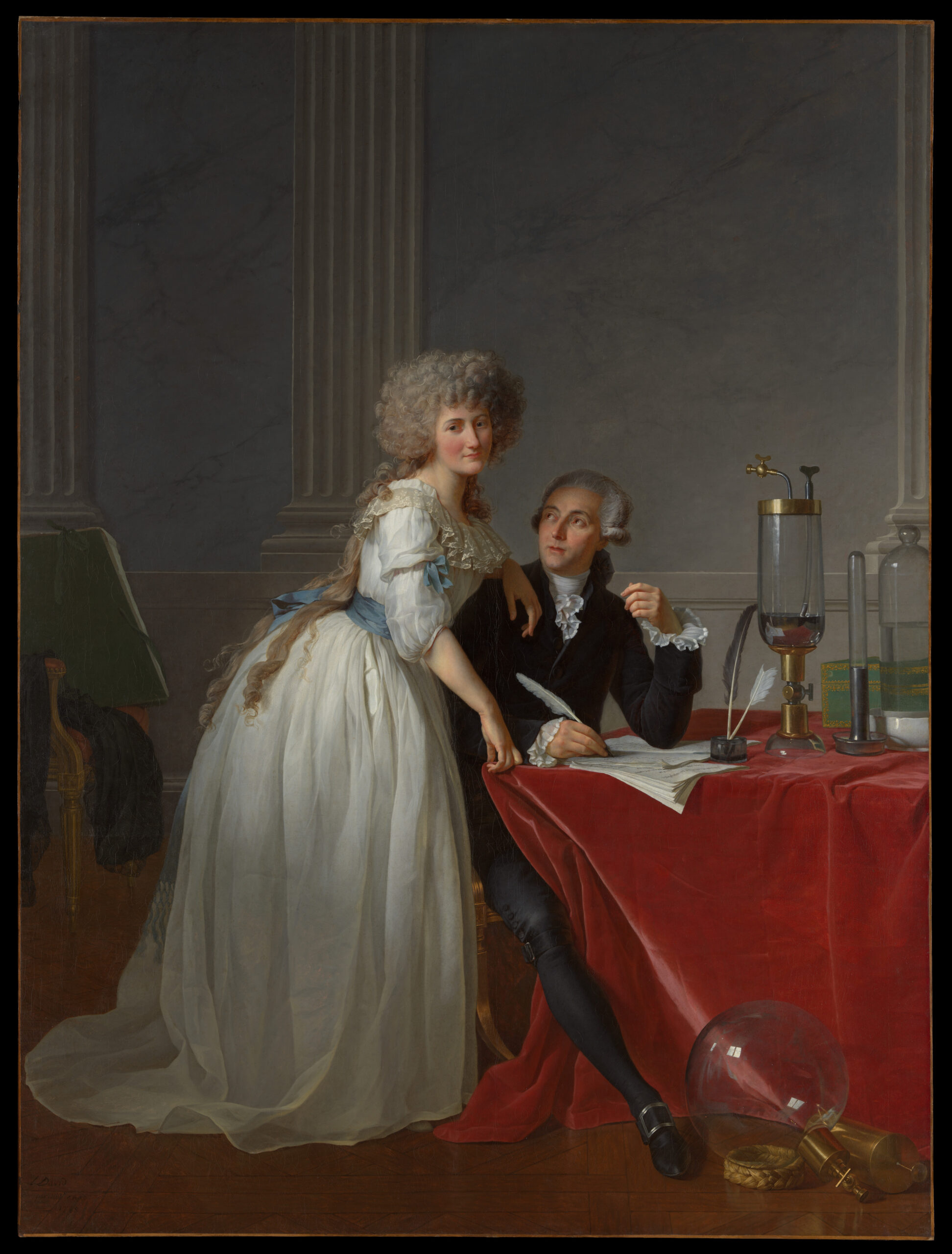 라부아지에 부부 — Jacques Louis David
