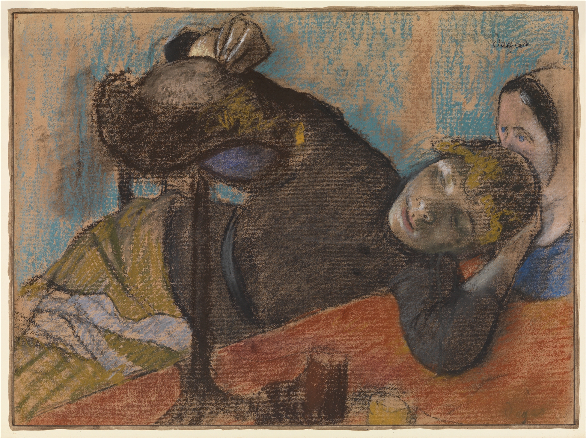 모자 장수 — Edgar Degas