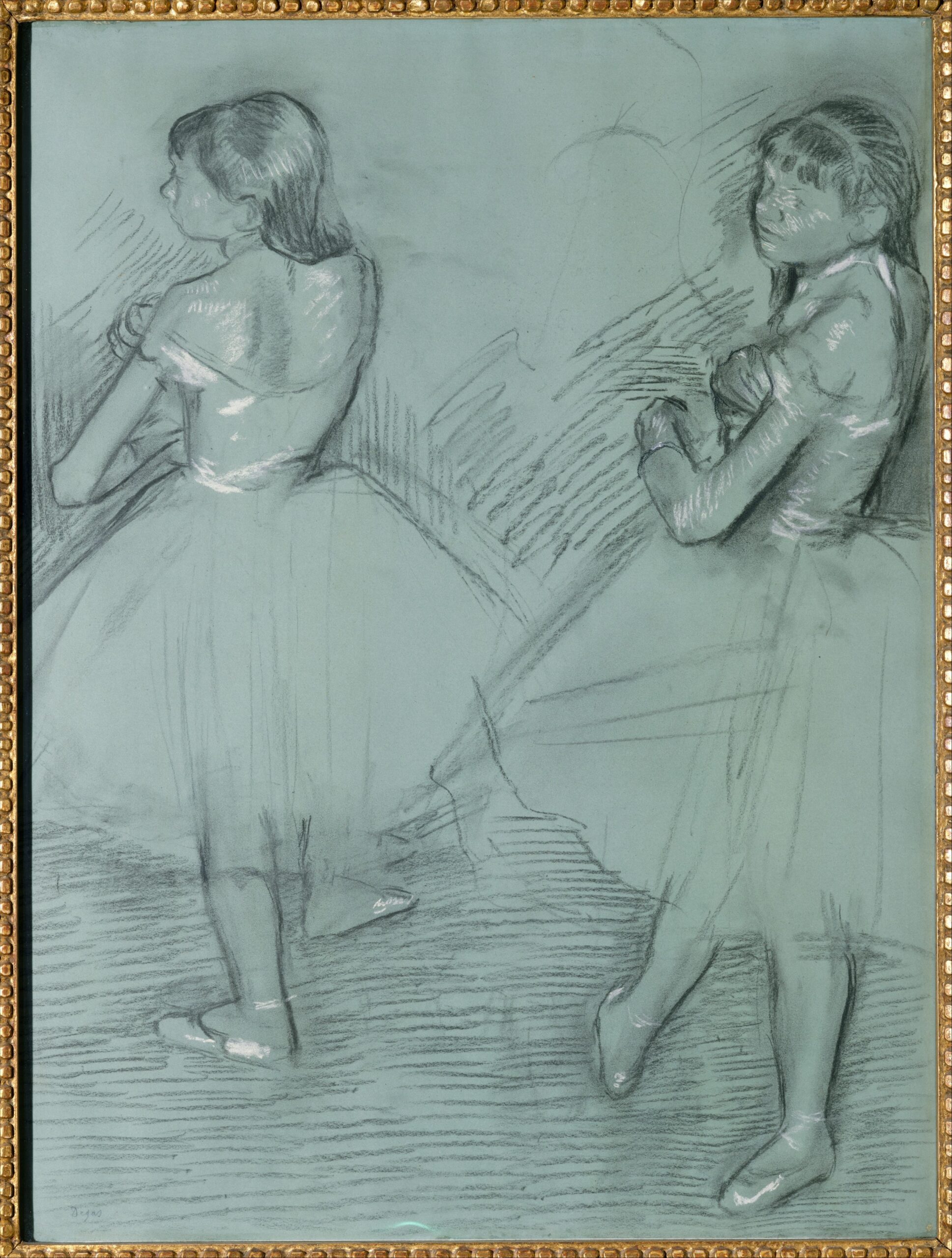 두 무용수 — Edgar Degas